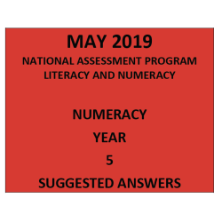 2019 ACARA NAPLAN Numeracy Answers Year 5